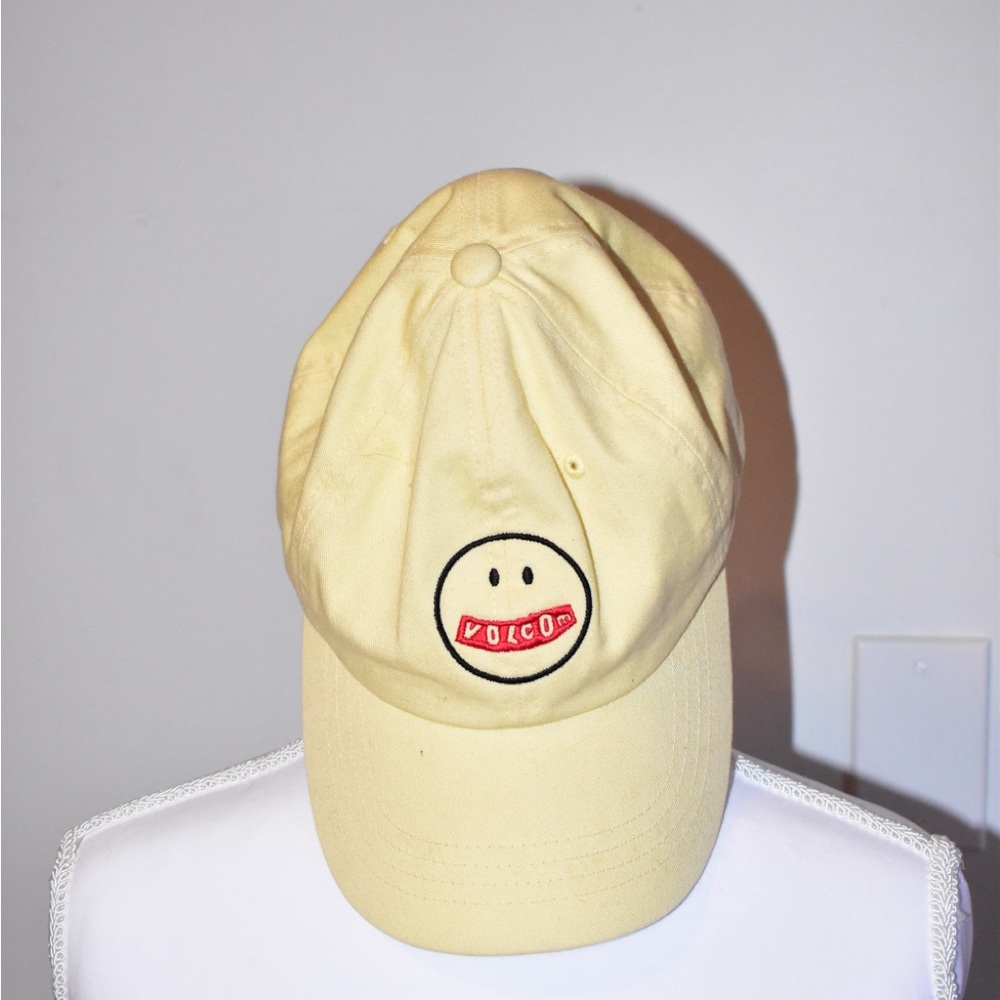 Volcom Light Yellow Cap with Logo